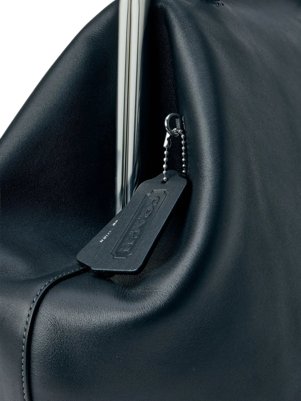 Coach Grote Kisslock clutch Zwart