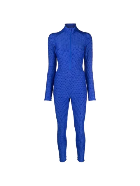 Tessitura 3D Move long-sleeved fitted jumpsuit