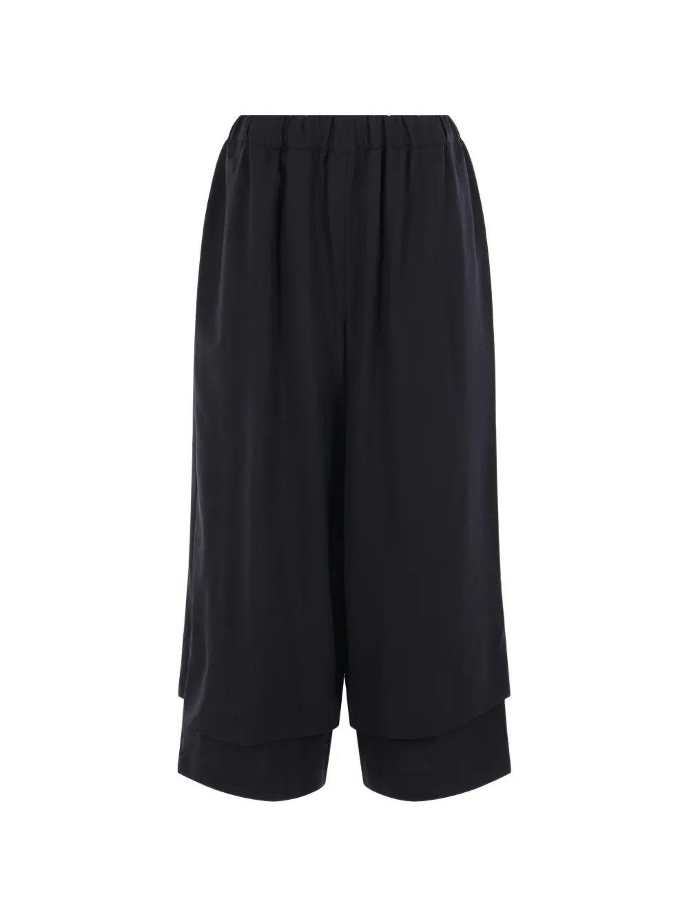 Comme Des Garçons layered wide-leg trousers