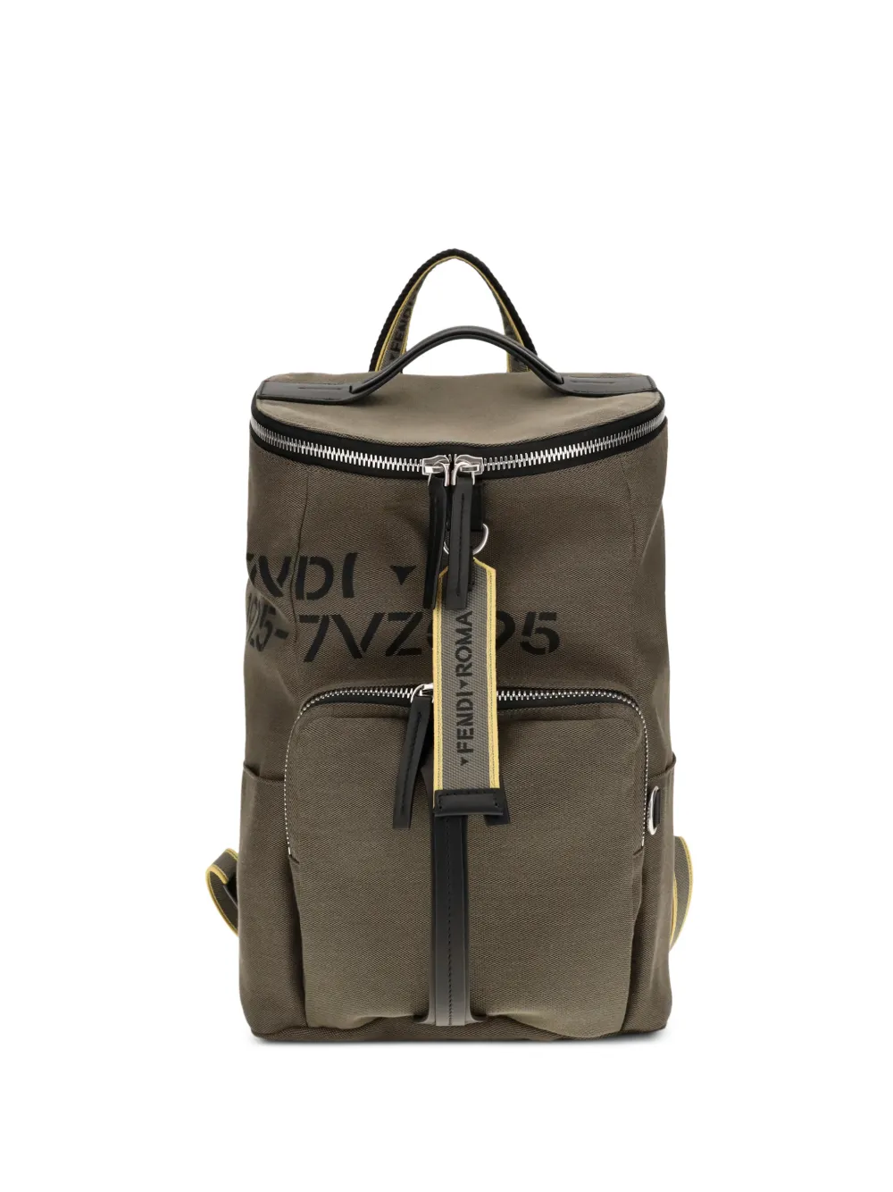 FENDI Zaino Tourist in tela - Verde
