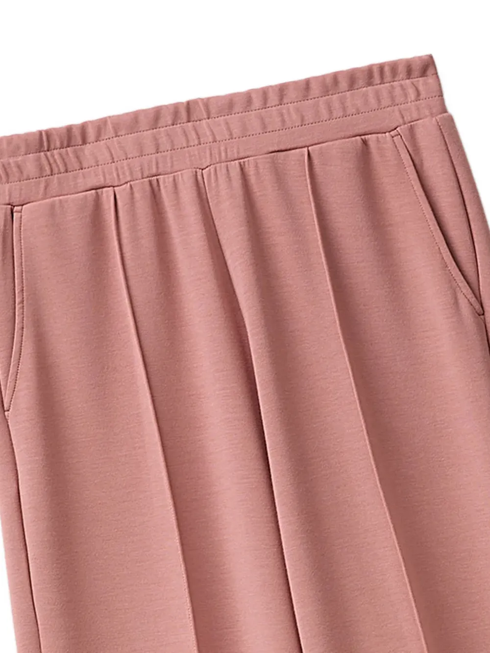 Benetton pleat-detail palazzo pants Roze
