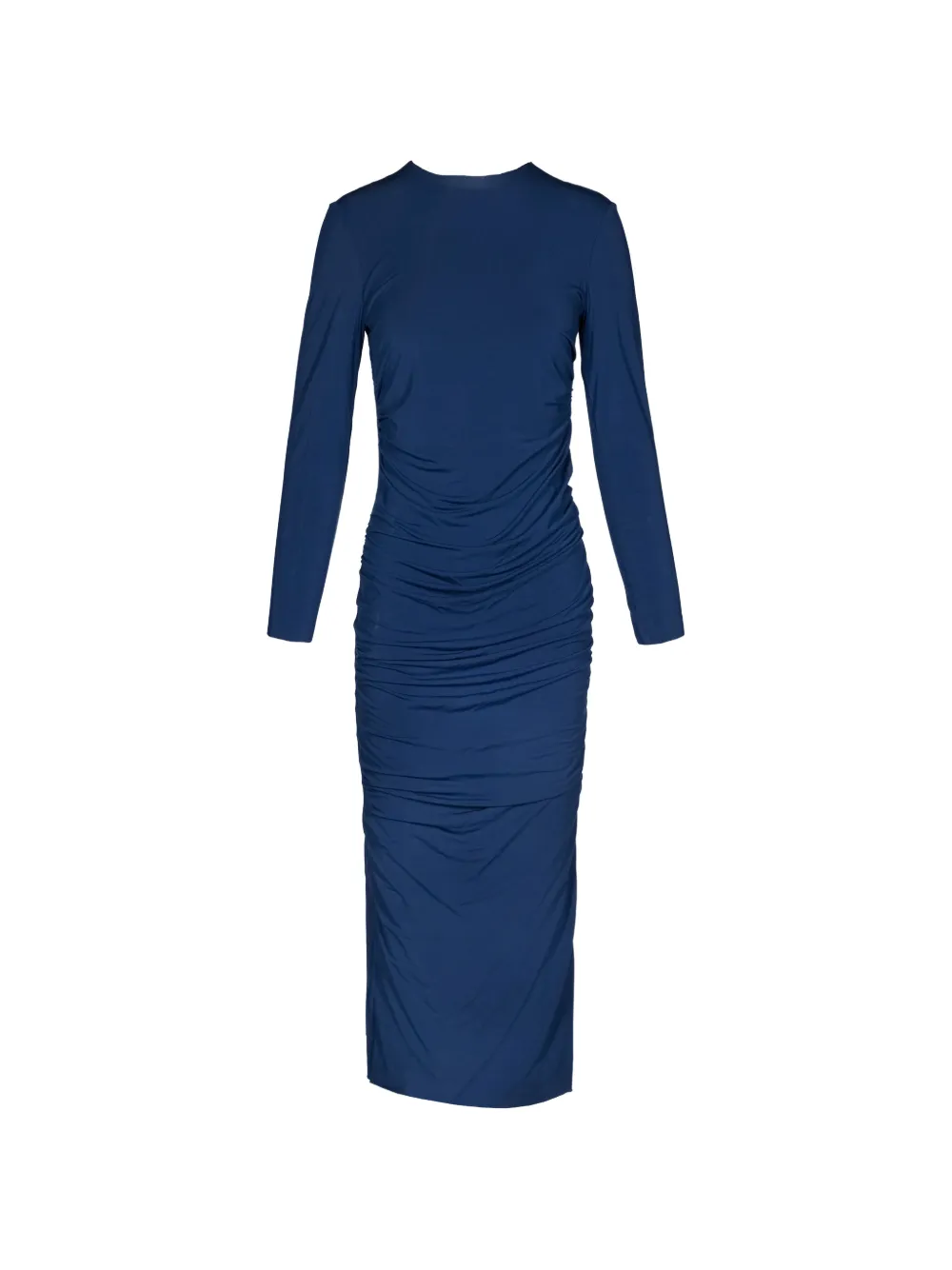 Tessitura Body Couture ruched long-sleeved fitted midi dress