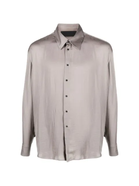 Tessitura semi-shine regular-fit shirt