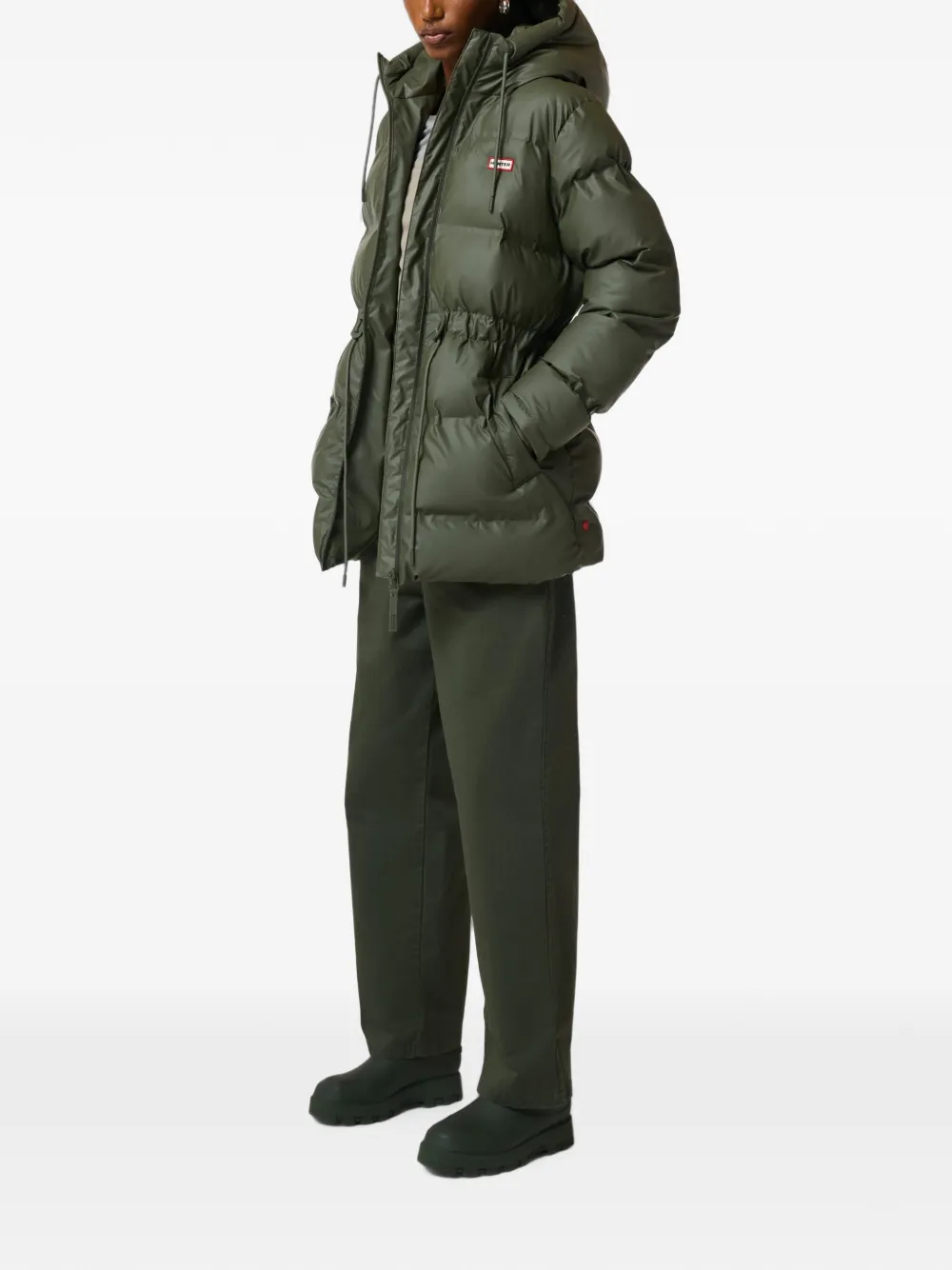 Hunter Elements Lemhi sonic-welded jacket Groen