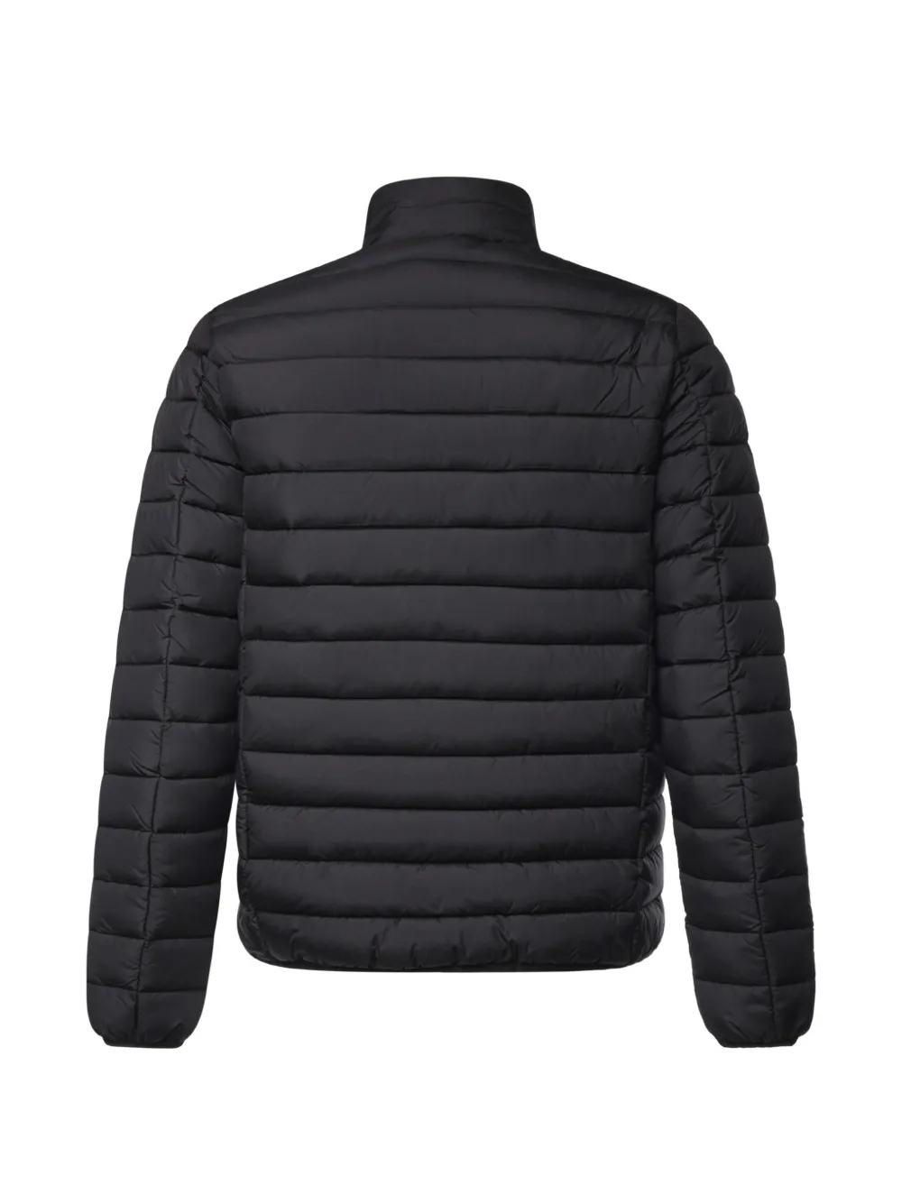 Save The Duck quilted high-neck jacket Zwart