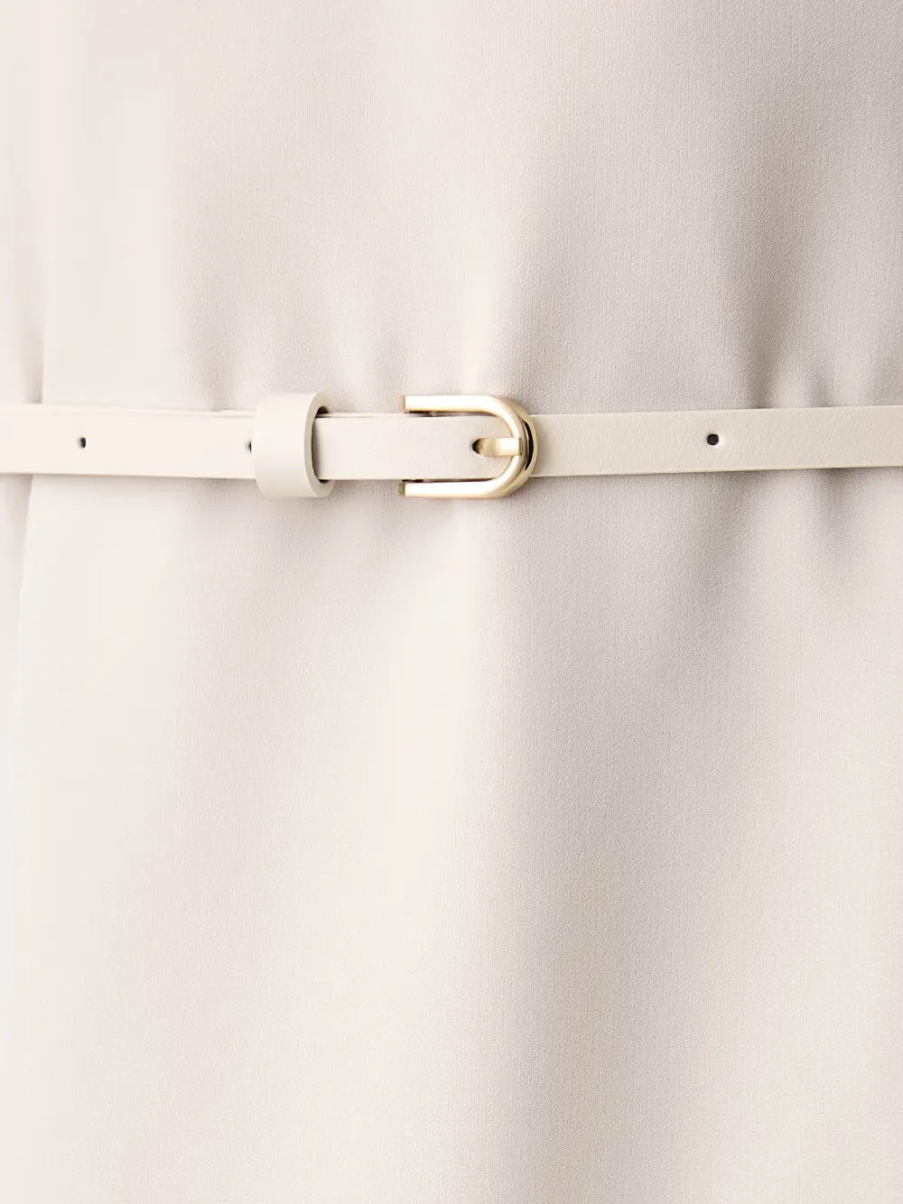 Armani Exchange Mini-jurk met ceintuur en uitgesneden details Wit