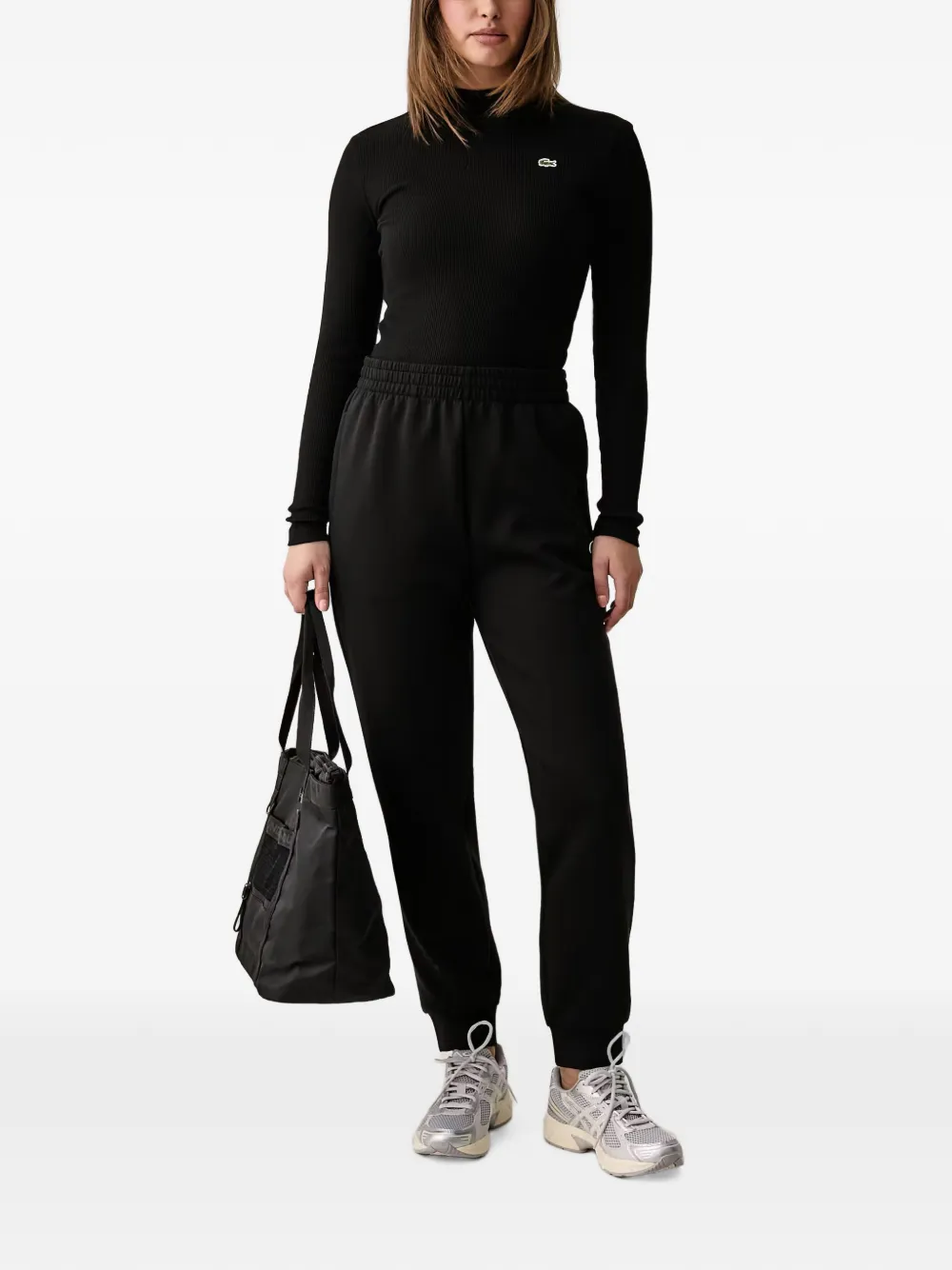 Lacoste Fleece trainingsbroek Zwart