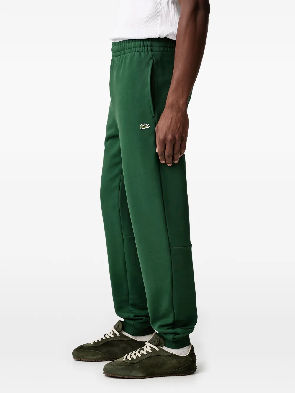 Lacoste Trainingsbroek met logopatch Groen