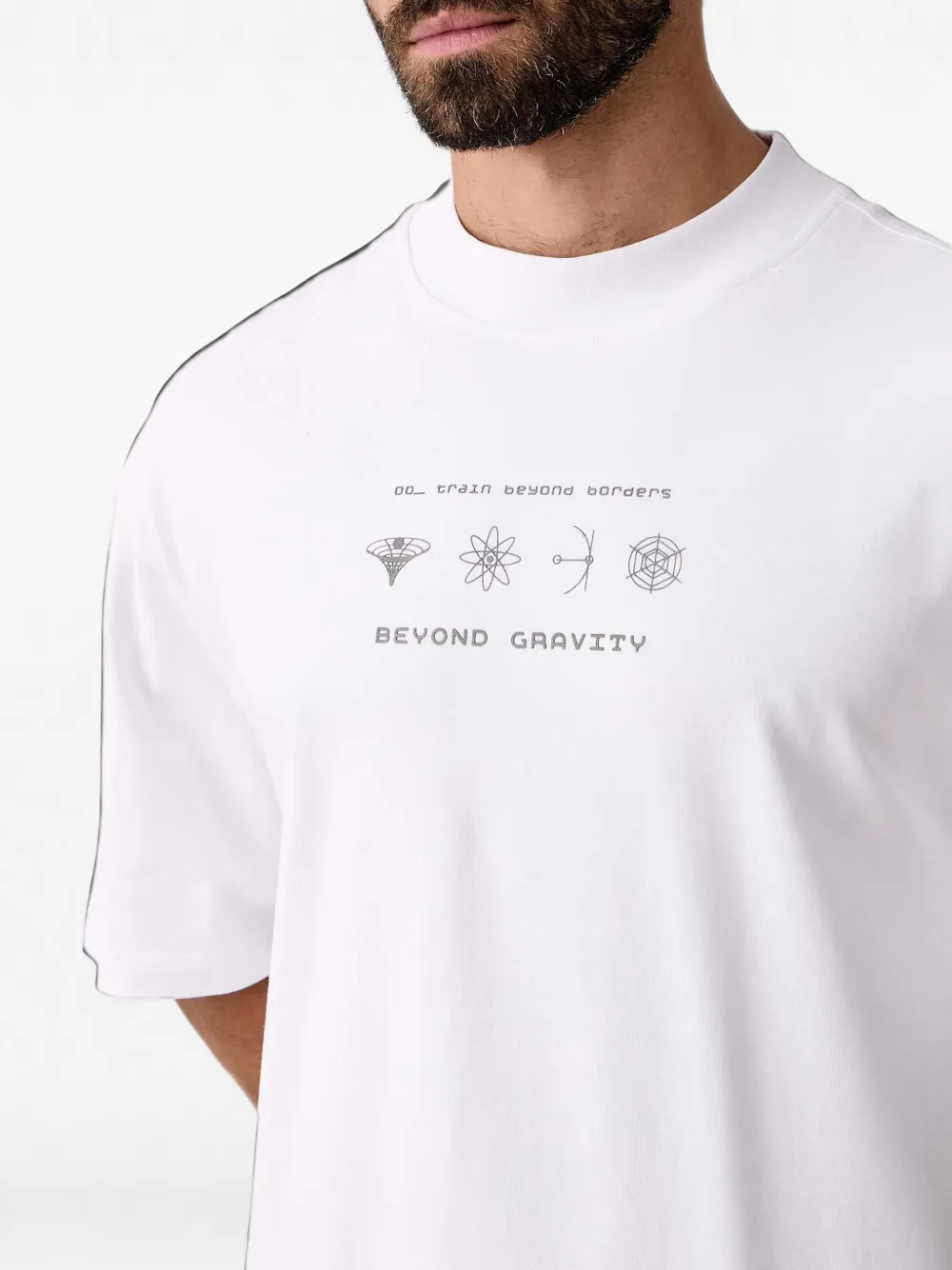 Ea7 Emporio Armani T-shirt met grafische print Wit