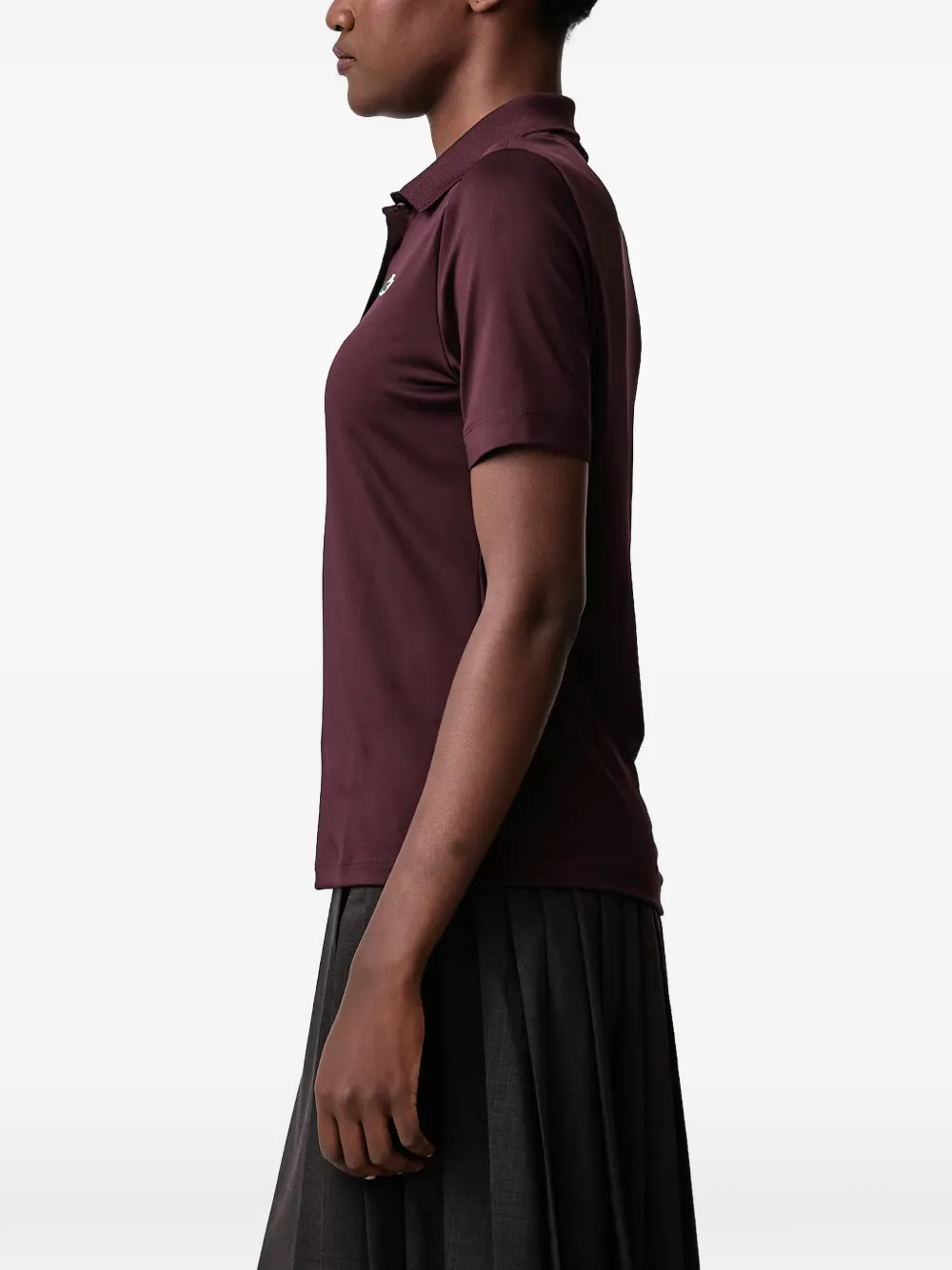 Lacoste Slim-fit stretch Golf poloshirt met UV-bescherming Rood