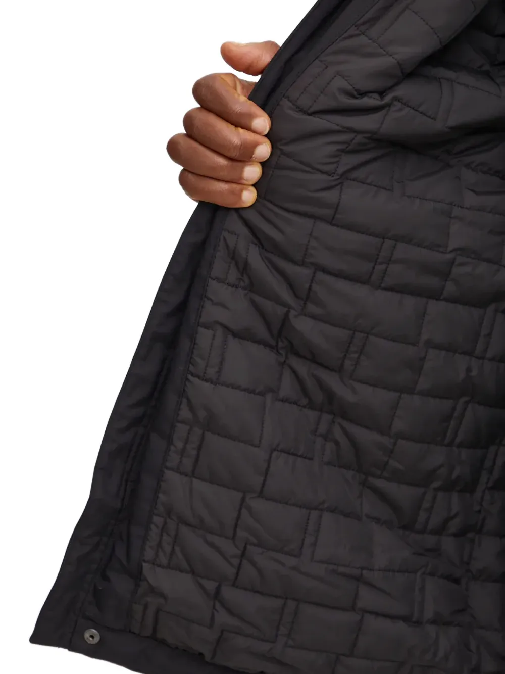 The North Face Jack met imitatiebont Zwart