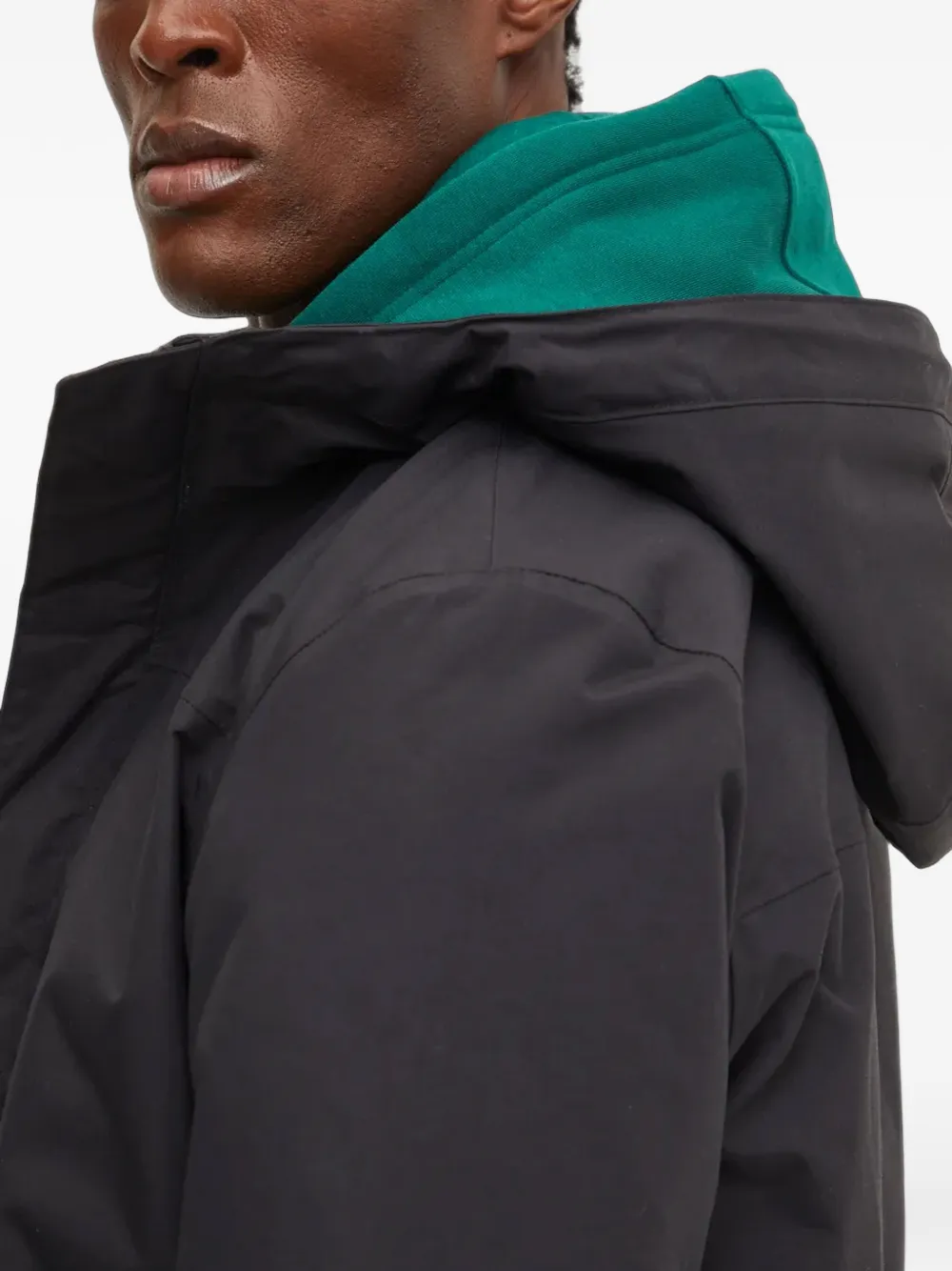 The North Face Jack met imitatiebont Zwart