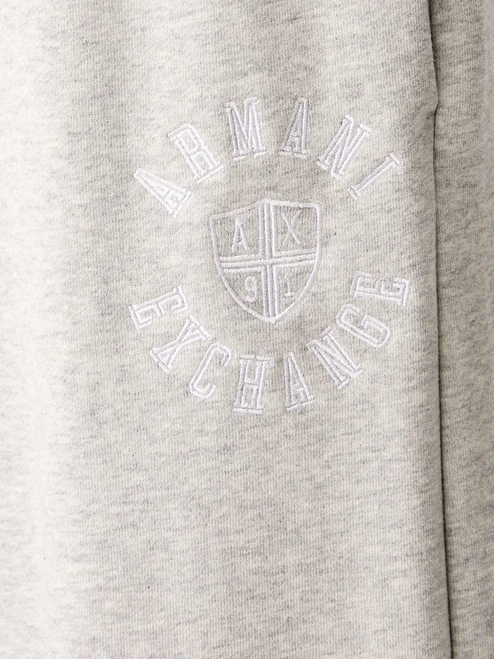 Armani Exchange Trainingsbroek met geborduurd logo Grijs
