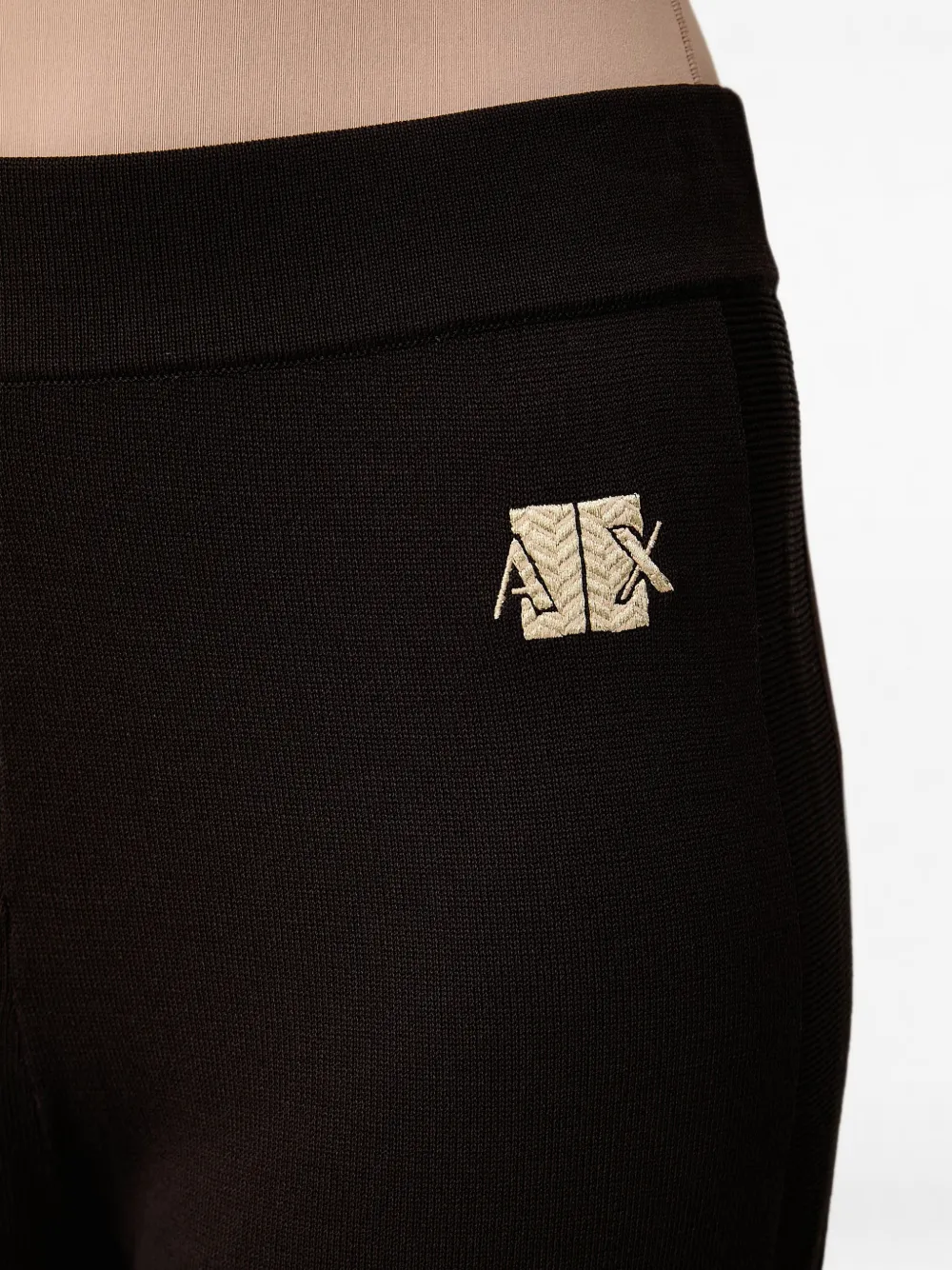 Armani Exchange Trainingsbroek met logopatch Bruin