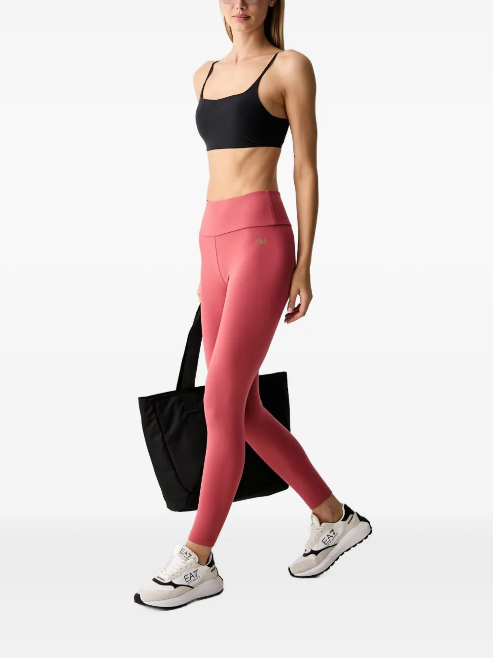 Ea7 Emporio Armani Legging met logoprint Roze