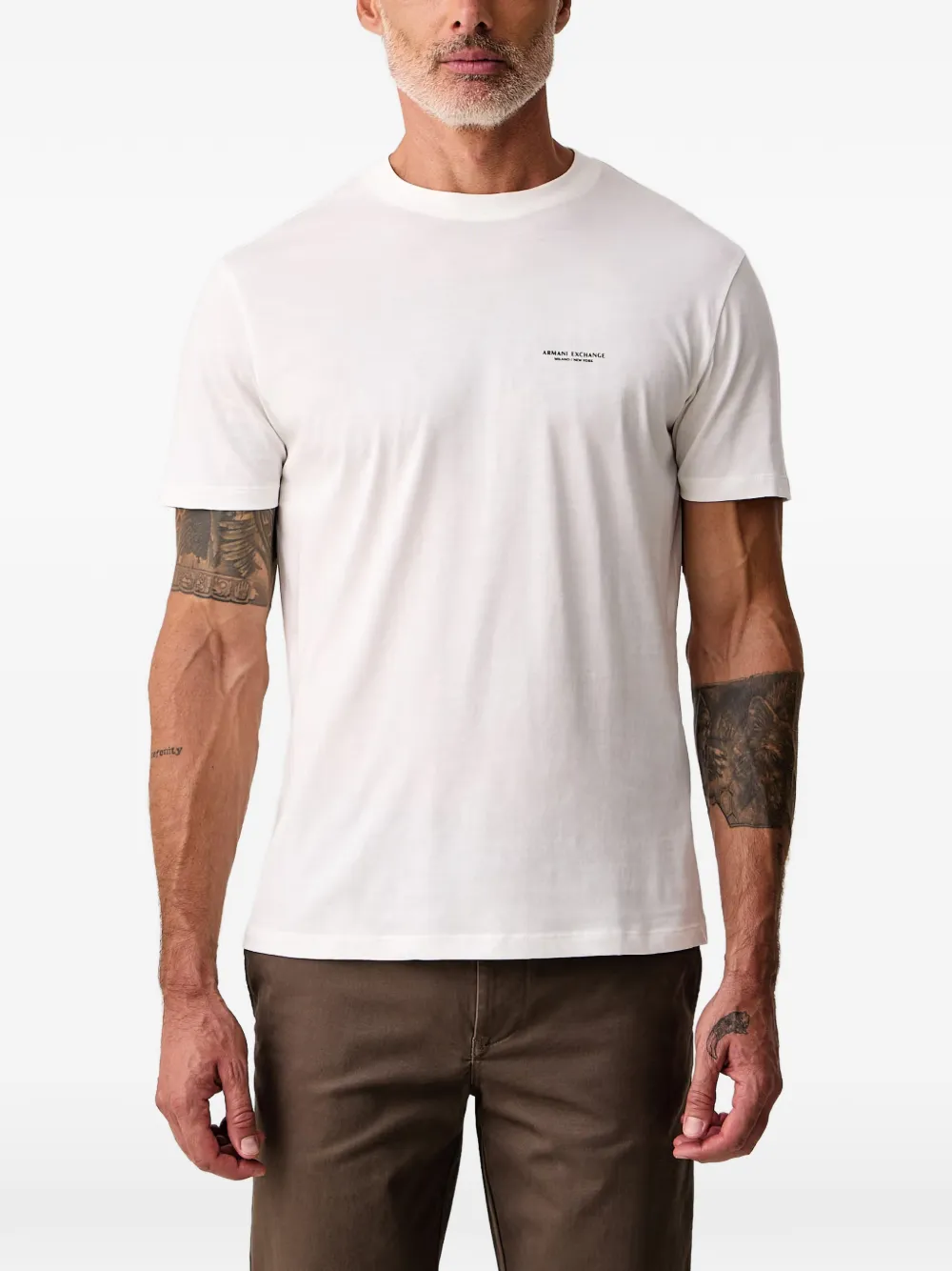 Armani Exchange logo-print T-shirt