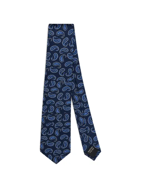 Cavendish paisley-print tie