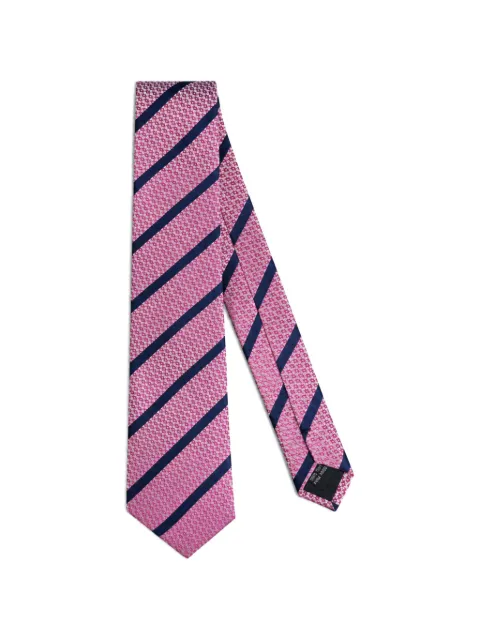 Cavendish diagonal-stripe silk tie