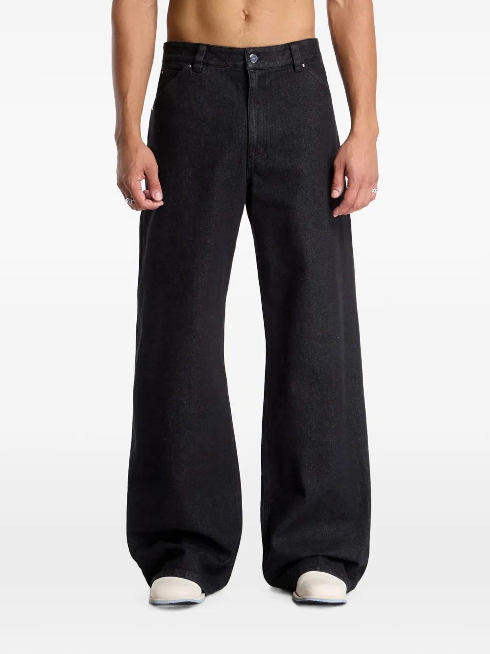HELIOT EMIL Uniform wide-leg jeans