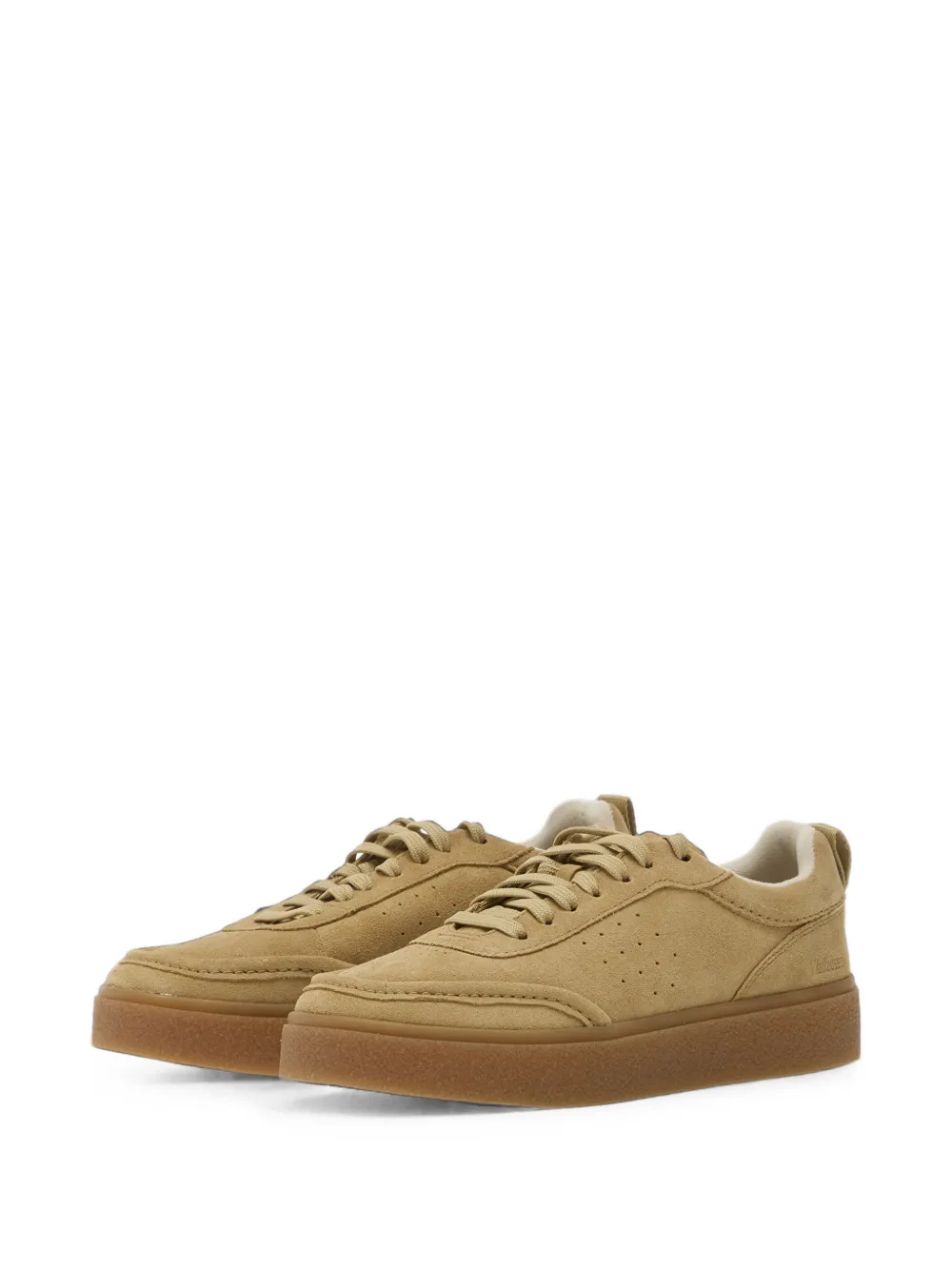 Clarks Boxbee Lace suede sneakers Beige
