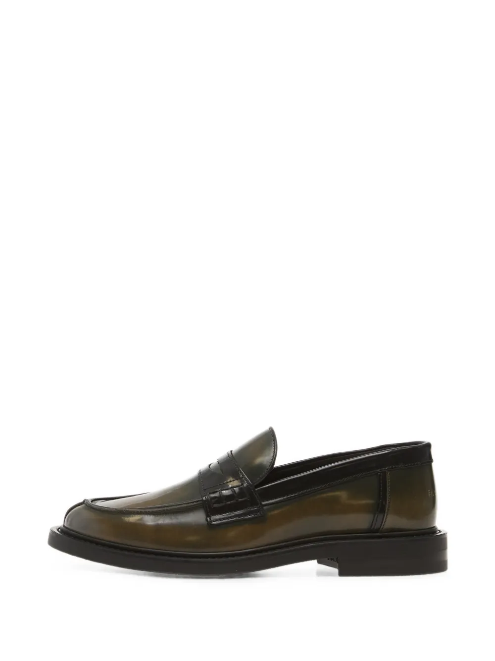 Filling Pieces brushed leather loafers Grijs