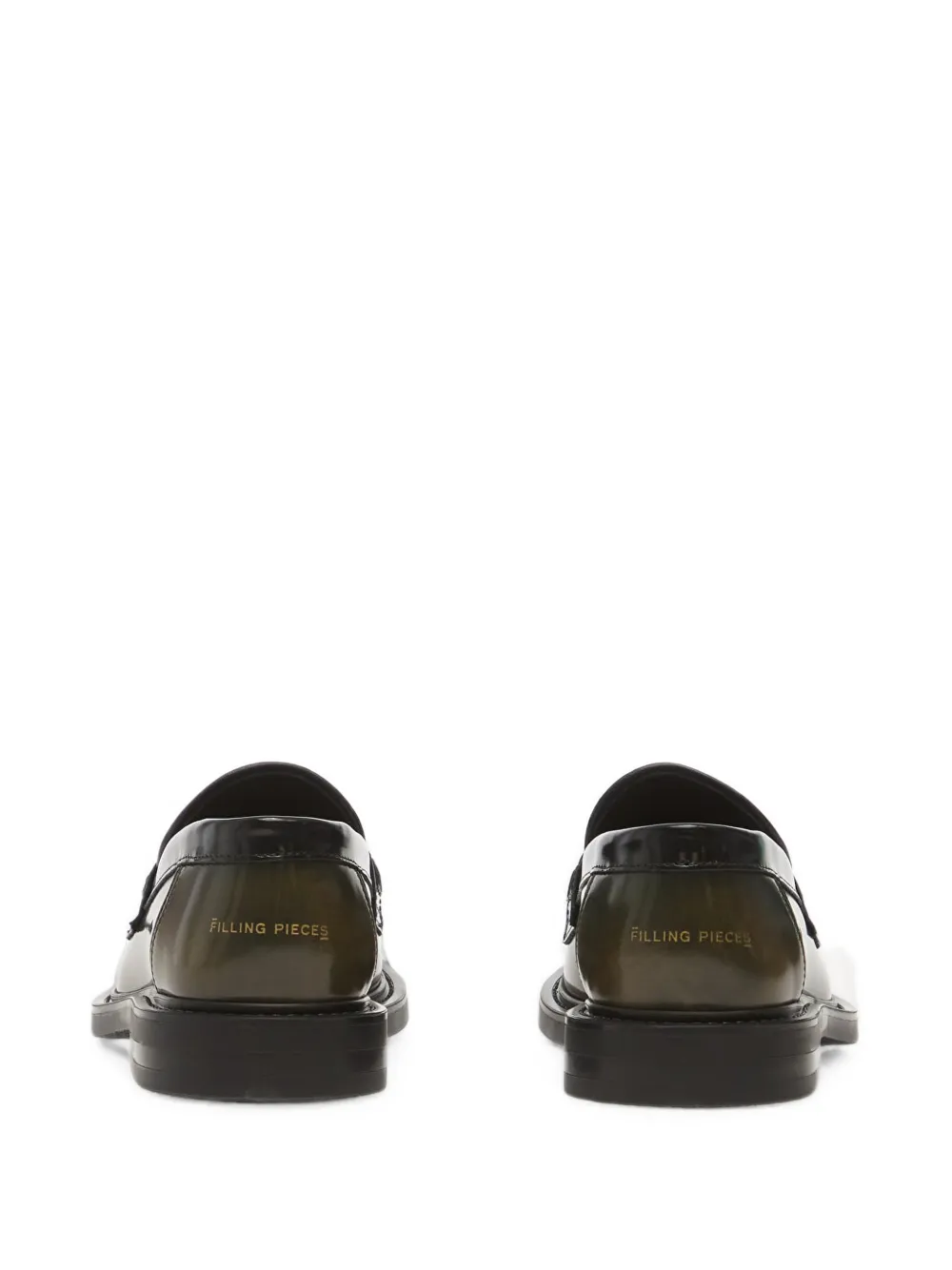 Filling Pieces brushed leather loafers Grijs