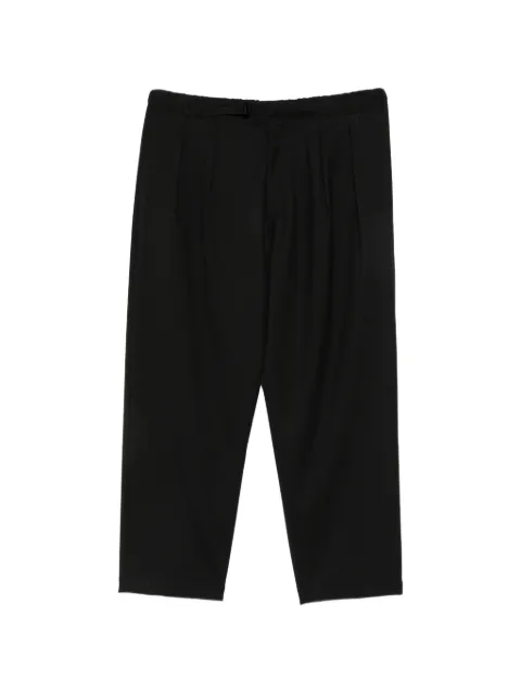 SEVEN GAUGE pleated belted trousers