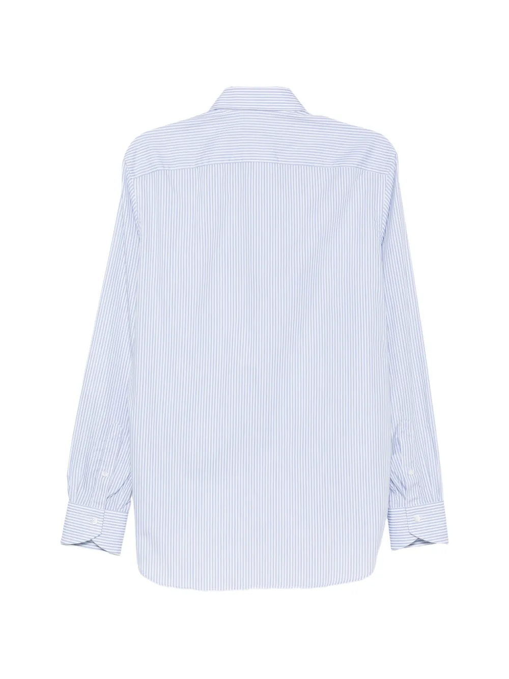Canali Gestreept overhemd Wit