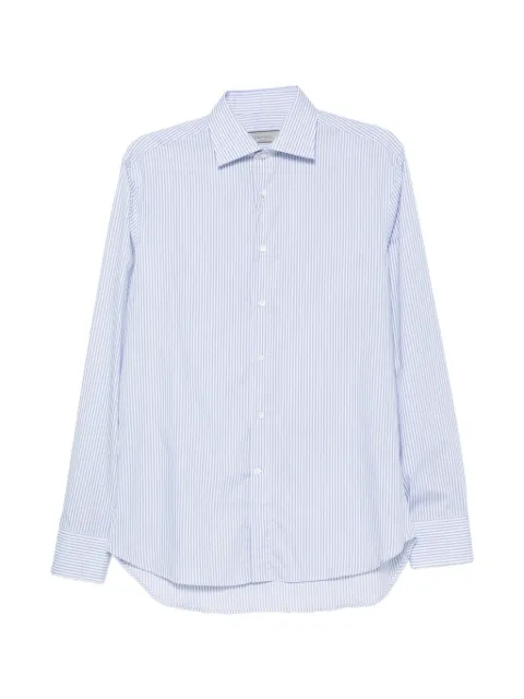 Canali striped long-sleeve shirt