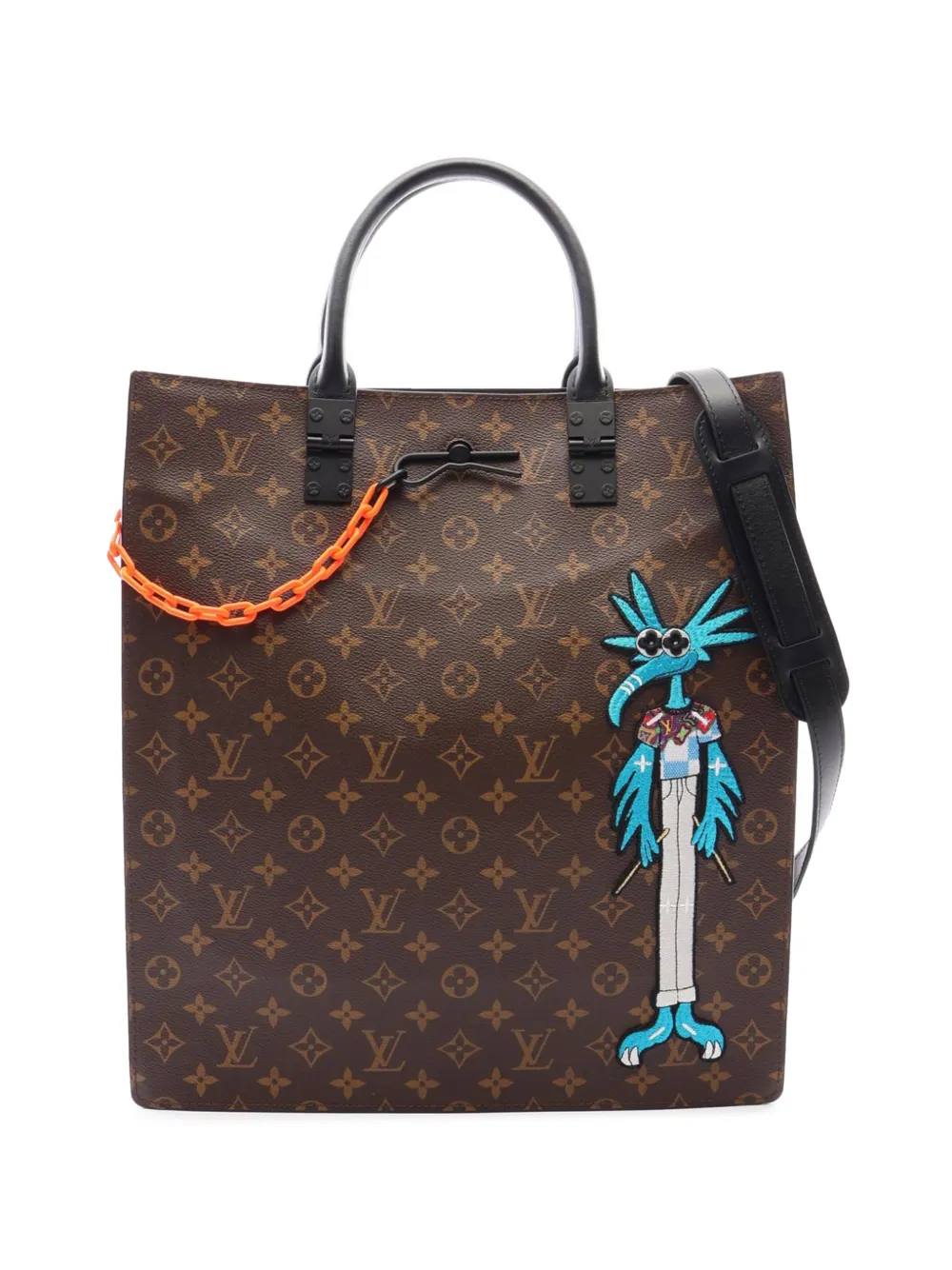 Louis Vuitton Pre-Owned 2020 Monogram LV Friends Sac Plat satchel - Marrone