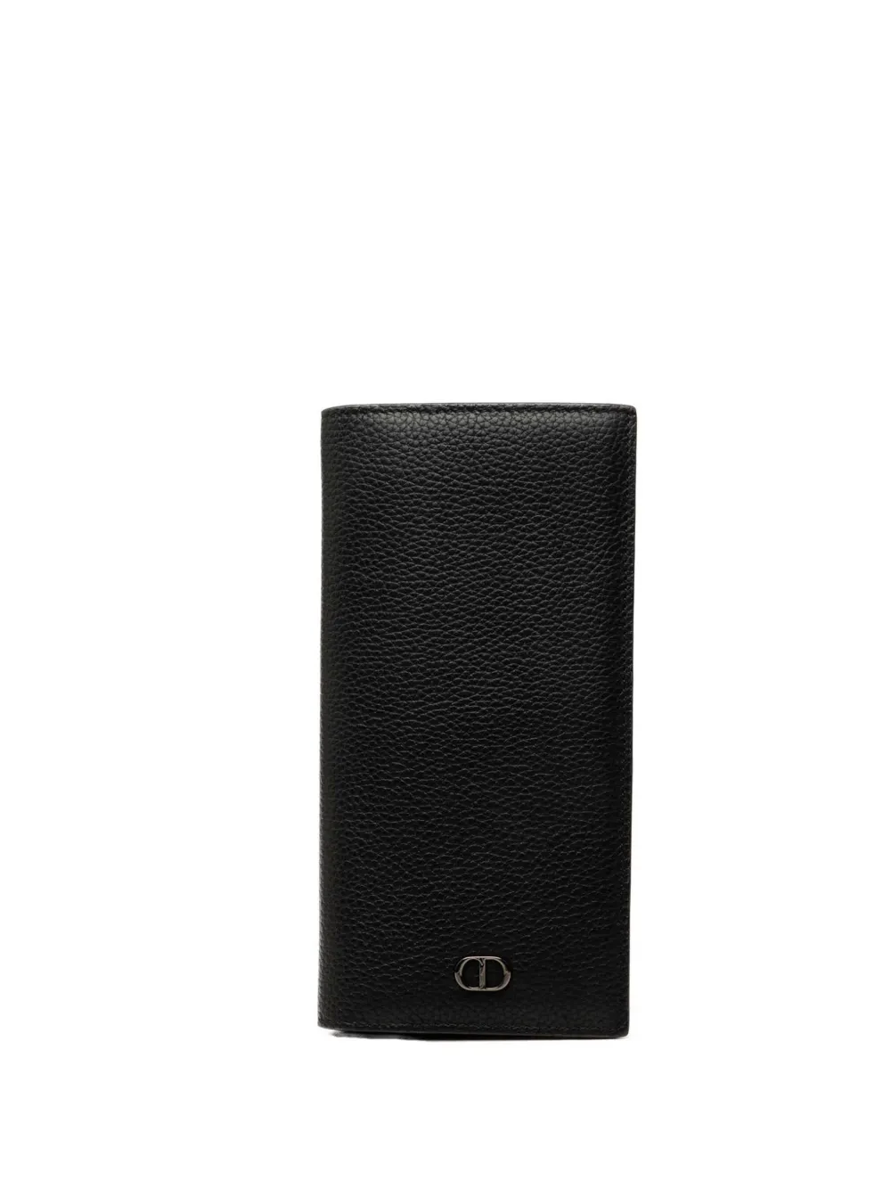 Christian Dior Pre-Owned 2024 längliches CD Icon Portemonnaie aus gekörntem Kalbsleder - Schwarz