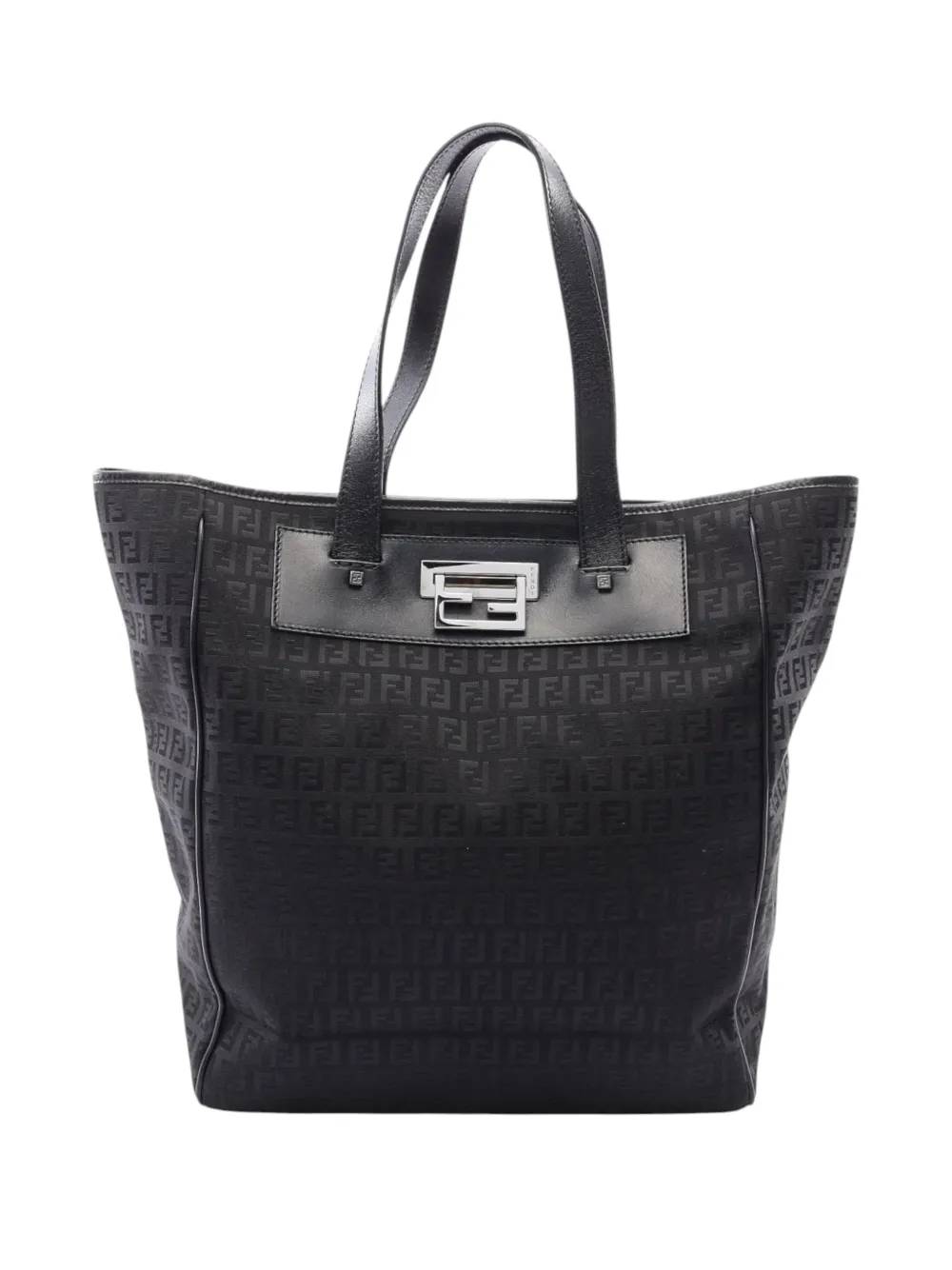 Fendi Pre-Owned 2000-2010 Zucchino Tote Bag aus Canvas - Schwarz