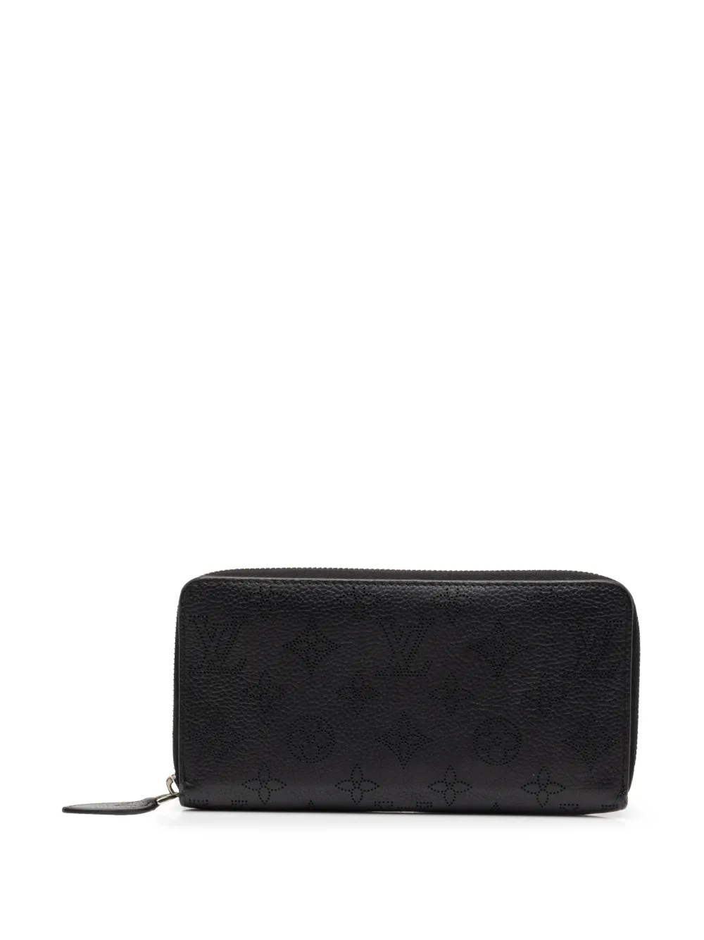 Louis Vuitton Pre-Owned 2019 Monogram Mahina Zippy Wallet long wallets - Nero