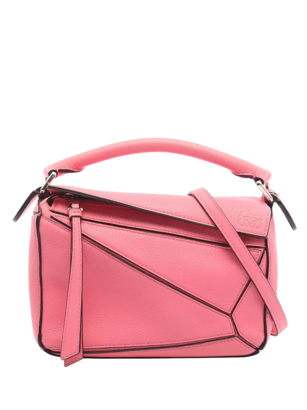 Loewe Pre-Owned 2010-2026 mini Puzzle Satchel-Tasche aus Kalbsleder - Rosa