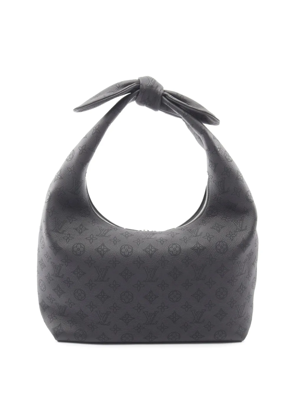 Louis Vuitton Pre-Owned 2010-2026 Monogram Mahina Why Not MM Schultertasche - Schwarz