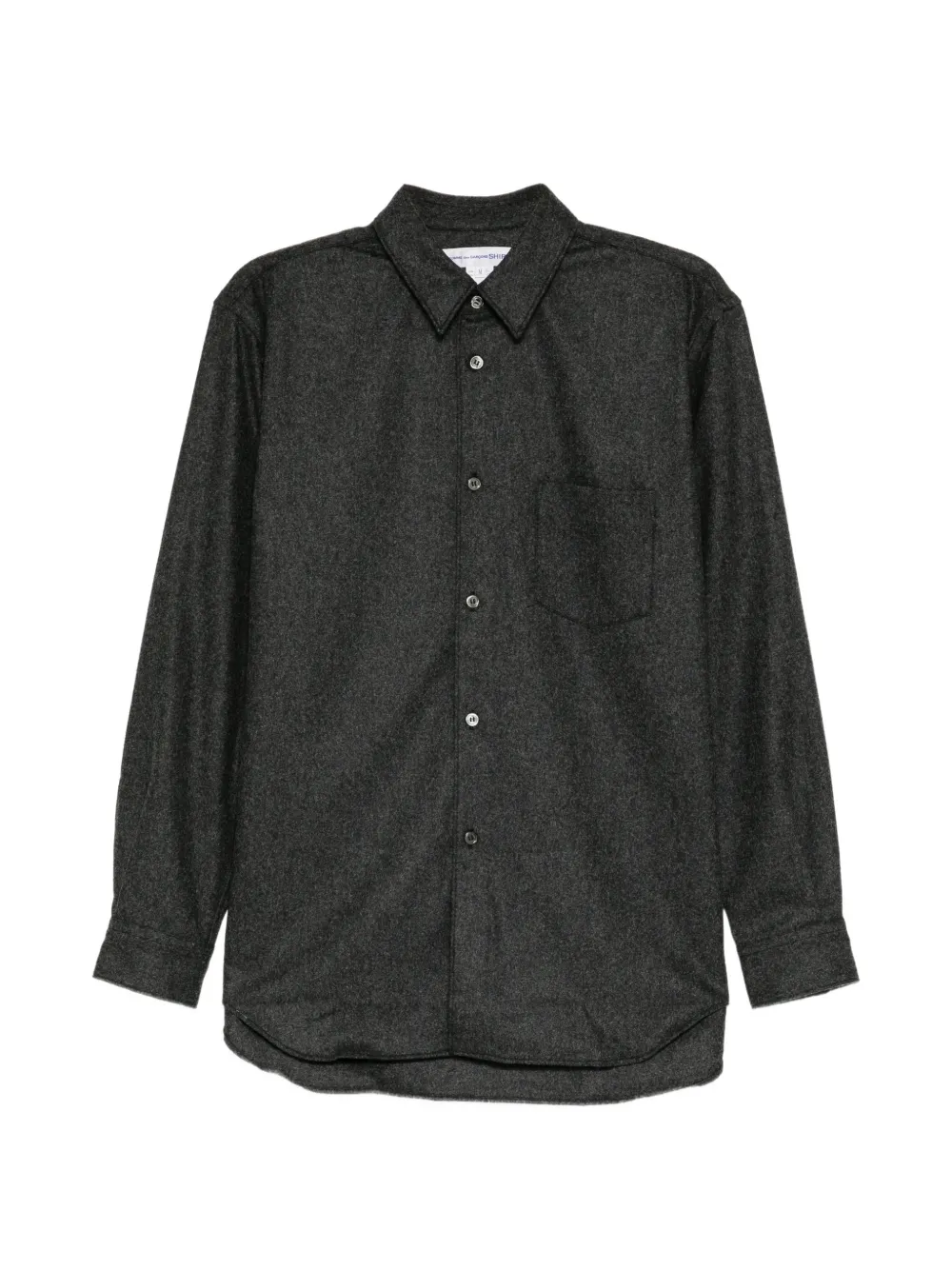 Comme Des Garçons Shirt Overhemd met borstzak Grijs