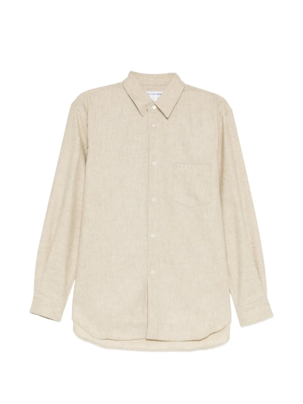 Comme Des Garçons Shirt chest-pocket shirt - Nude