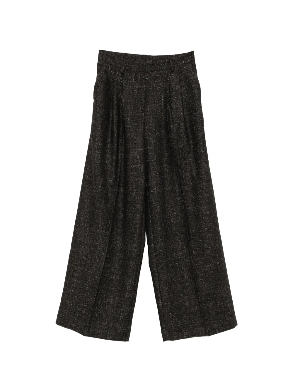 Su pleated wide-leg trousers