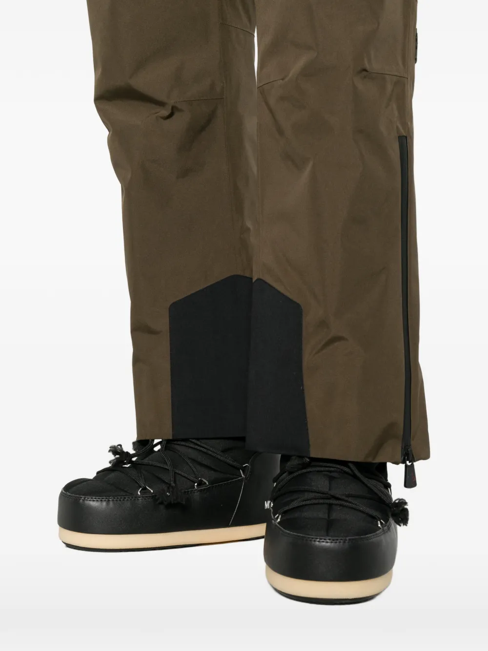 Moncler Grenoble logo-print Gore-Tex ski pants Groen