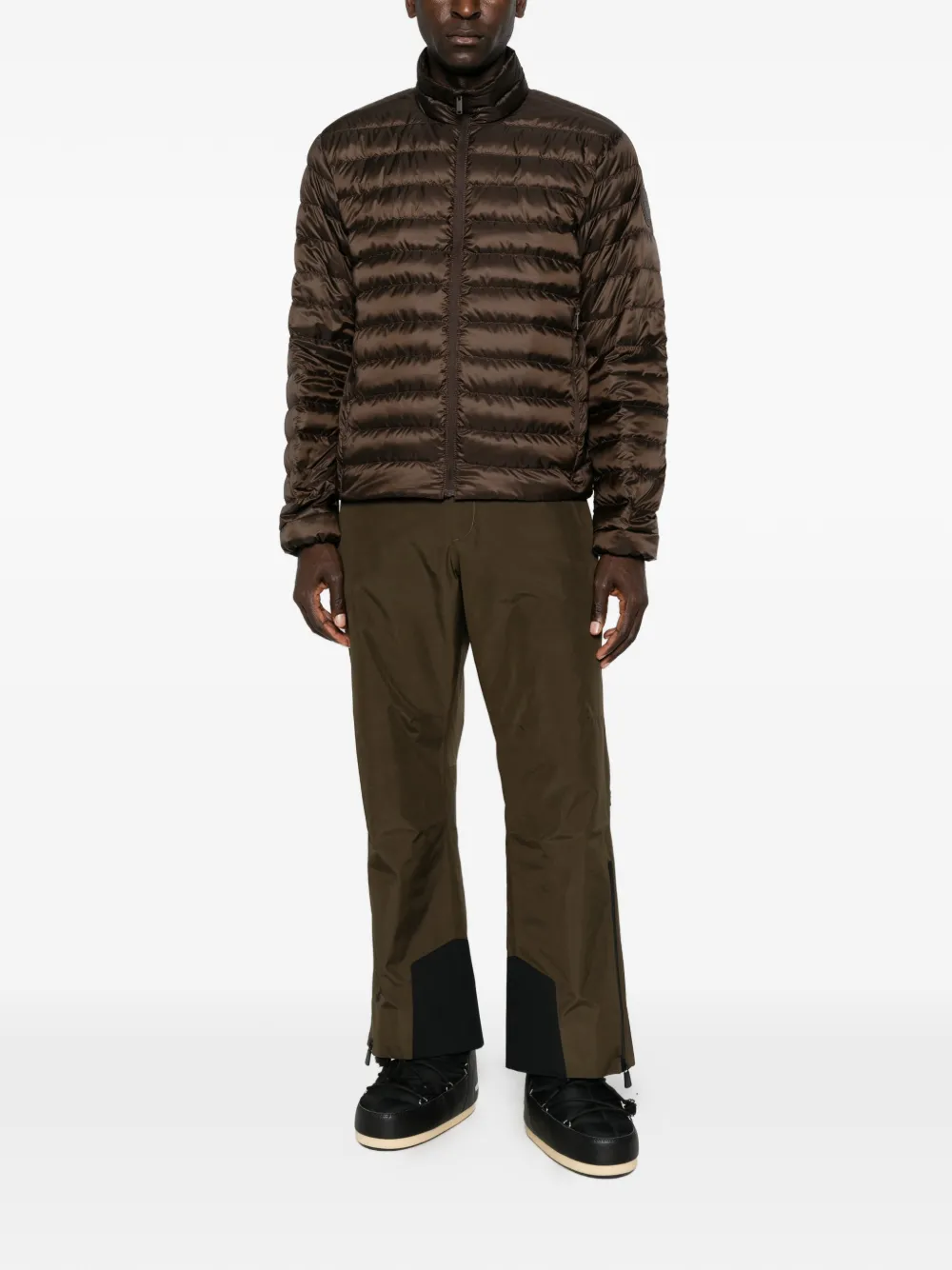 Moncler Grenoble logo-print Gore-Tex ski pants Groen