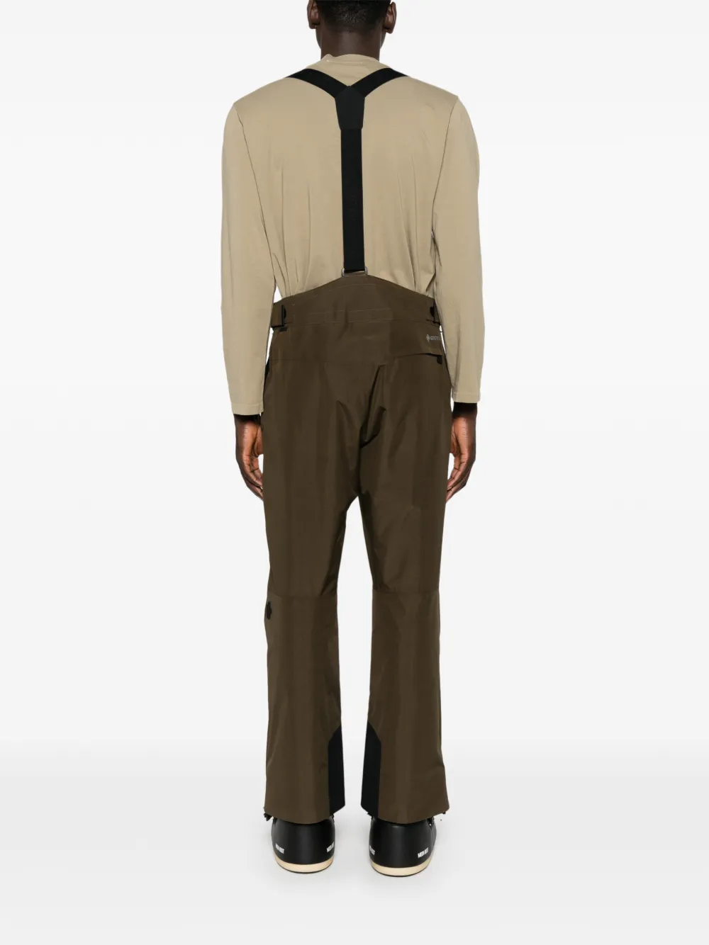 Moncler Grenoble logo-print Gore-Tex ski pants Groen