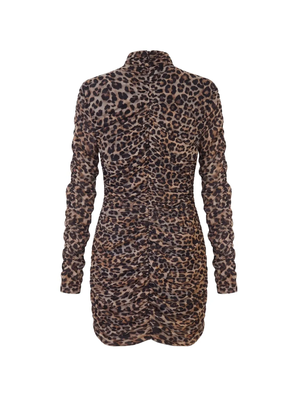 Blumarine Mini-jurk met luipaardprint Bruin