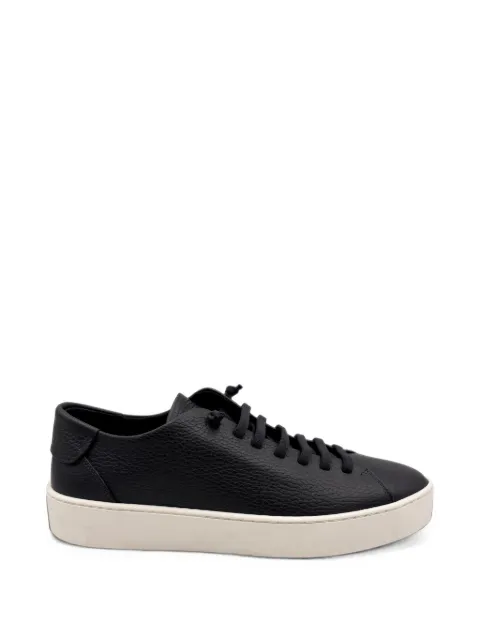 Fabiano Ricci grained leather sneakers