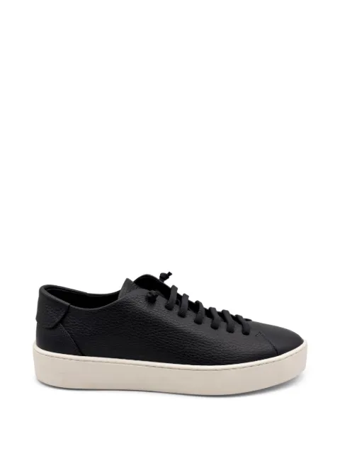 Fabiano Ricci grained leather sneakers