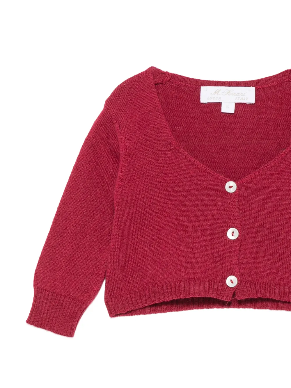 Mariella Ferrari Button-up vest Rood