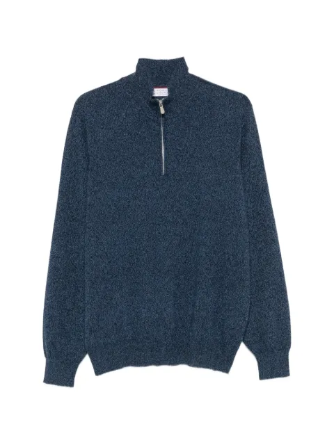 Brunello Cucinelli half-zip sweater