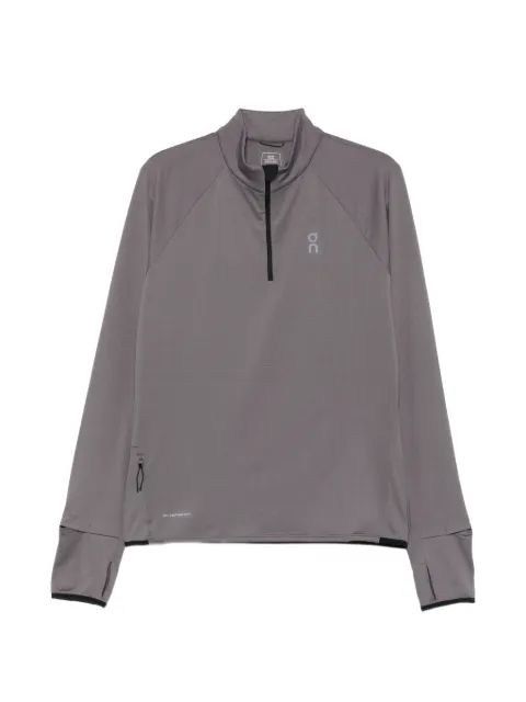 On  Climate quarter-zip T-shirt
