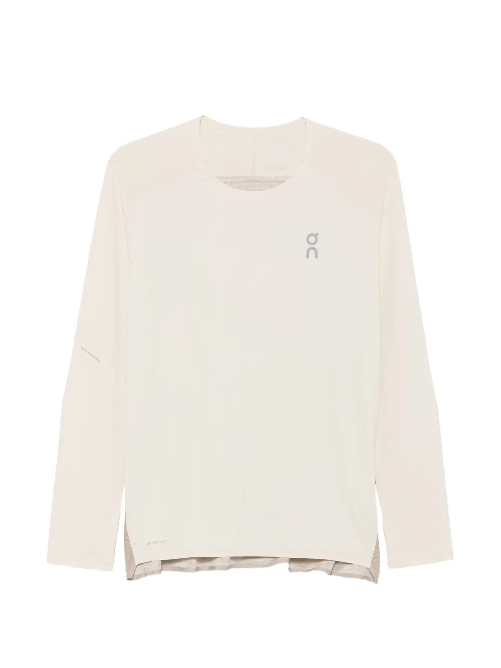 On performance long-sleeve T-shirt - Nude