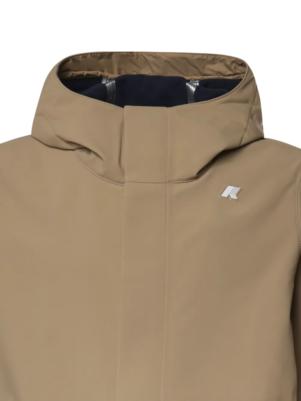K-Way Thomas logo-patch parka Beige