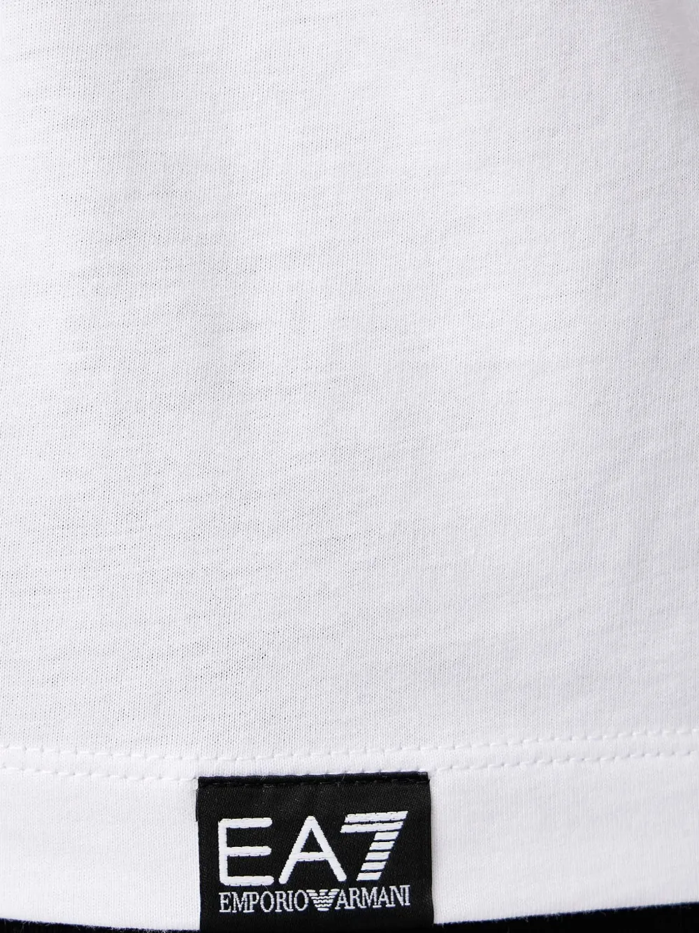 Ea7 Emporio Armani T-shirt met logoprint Wit